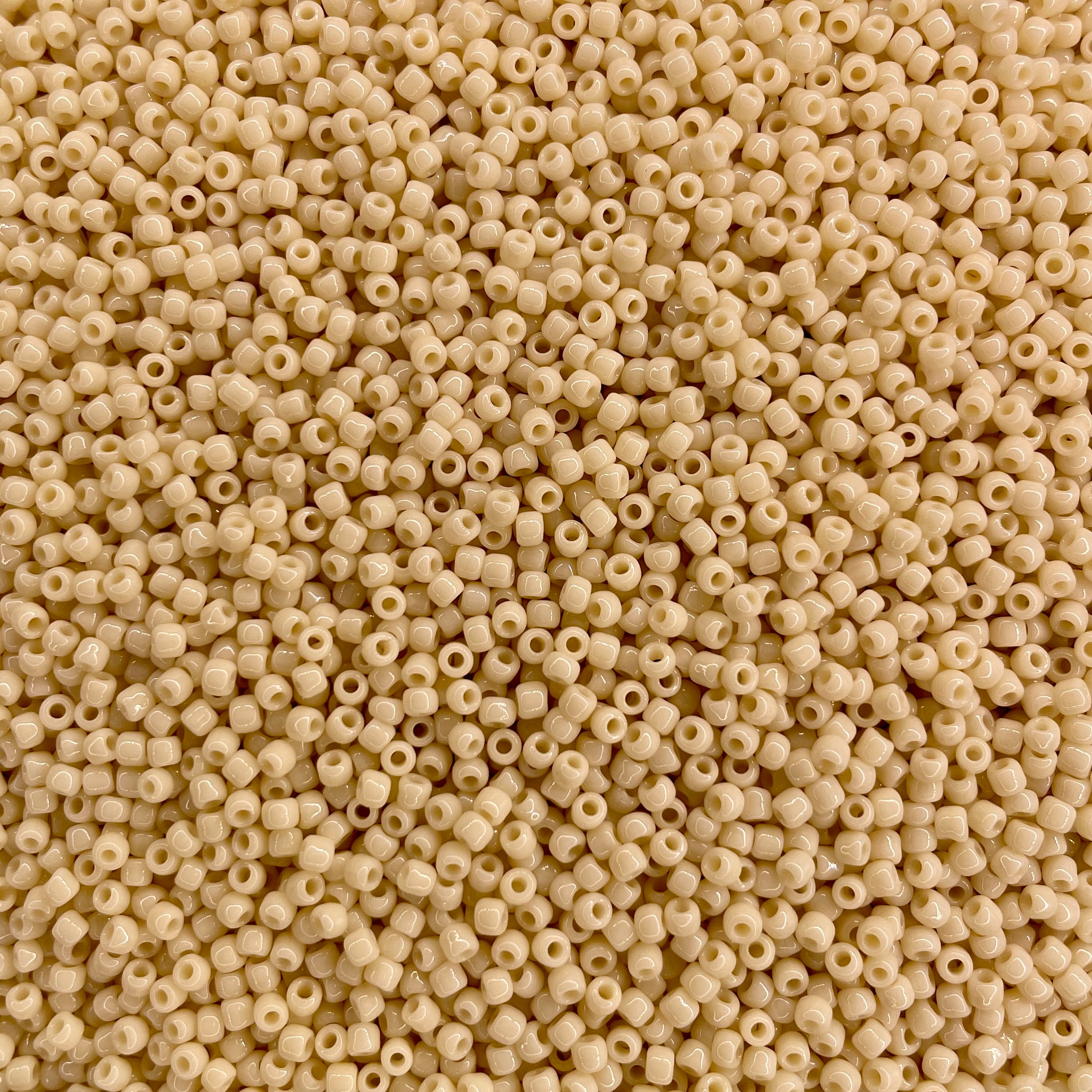 Toho glasperler, round, 11/0, Opaque, 50 gram, klik for at se alle farver
