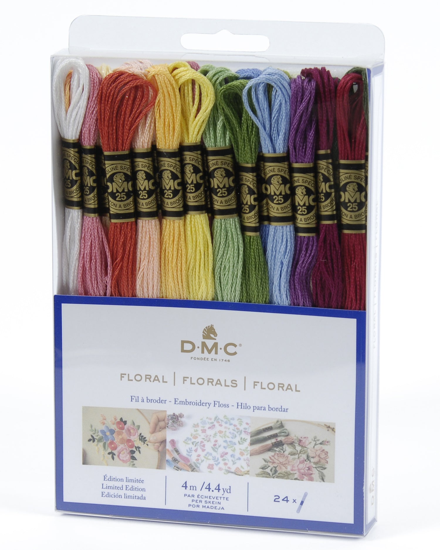 DMC Florals, 24 stk broderigarn