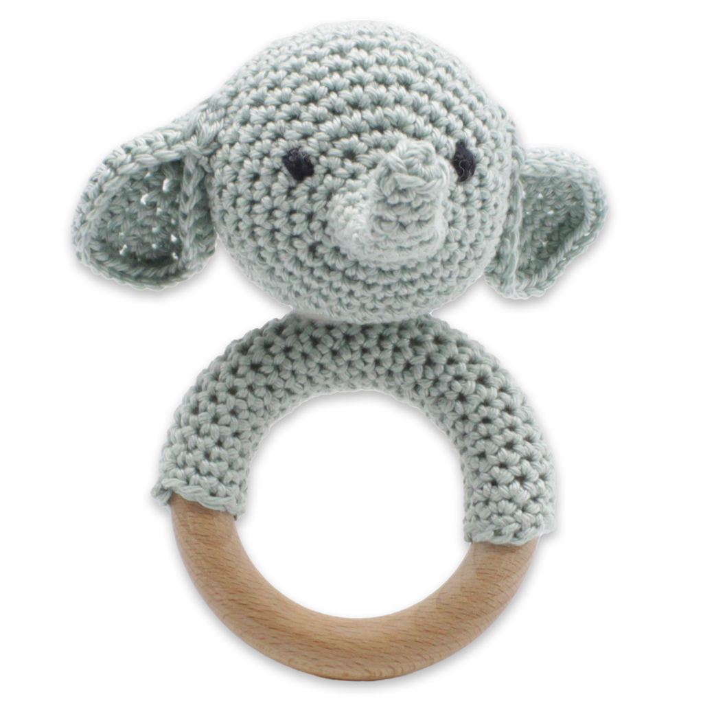 Hæklekit – rangleelefant