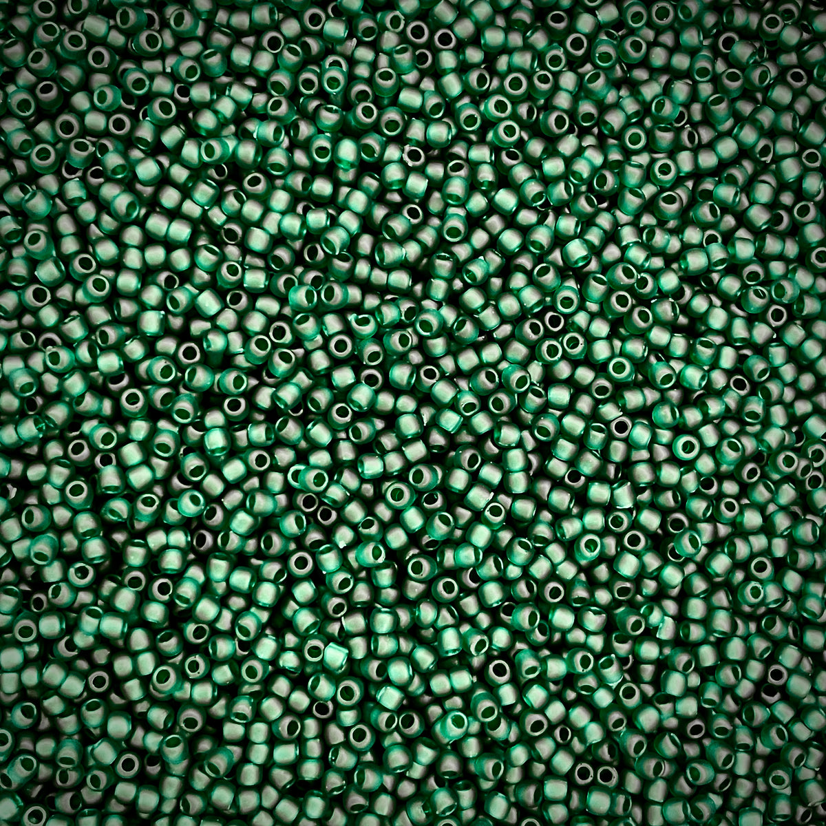Toho glasperler, round, 11/0, Transparent, 50 gram, stort farveudvalg
