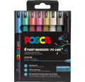 POSCA PC-1MR Metallic – sæt med 8 metalliske farver
