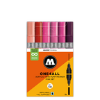 Molotow ONE4ALL Acrylic Twin – Violet Sæt med 6 farver