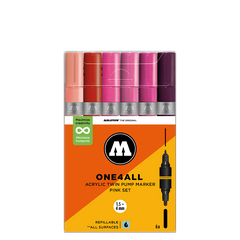 Molotow ONE4ALL Acrylic Twin – Violet Sæt med 6 farver