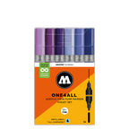 Molotow ONE4ALL Acrylic Twin – Blue Sæt med 6 farver
