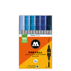 Molotow ONE4ALL Acrylic Twin – Tropical Sæt med 6 farver