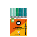 Molotow ONE4ALL Acrylic Twin – Green Sæt med 6 farver
