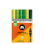 Molotow ONE4ALL Acrylic Twin – Wood Sæt med 6 farver