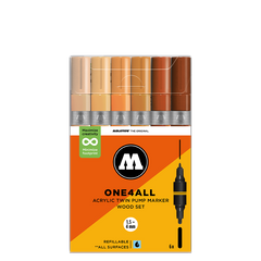 Molotow ONE4ALL Acrylic Twin – Grey Sæt med 6 farver