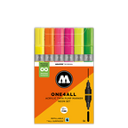 Molotow ONE4ALL Acrylic Twin – Metallic Sæt med 6 farver