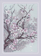 Broderikit, Japansk blomstermotiv