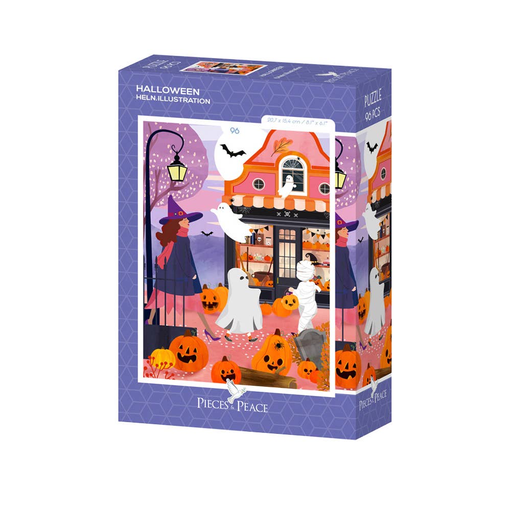 Mini-puslespil 96 brikker - Halloween