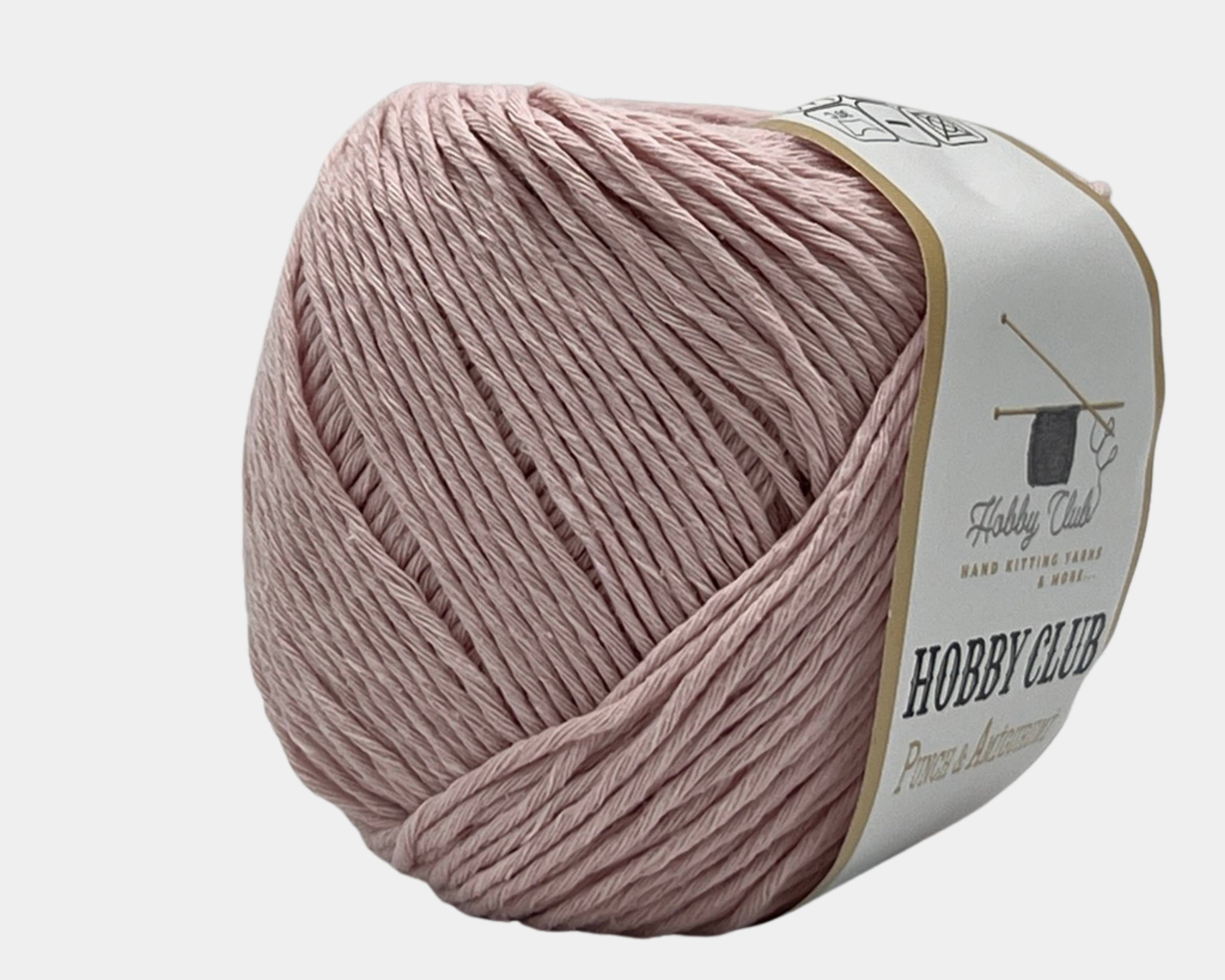 Babyvenligt bomuldsgarn, 50 g, 100 % bomuld