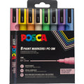 POSCA PC-3M Pastel – sæt med 8 pastelfarver