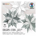 Origami-stjerne "Lucy", sølv