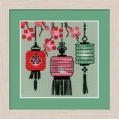 Broderikit, korssting, Lanterner