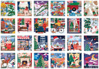 Julekalender – 24 puslespil med 42 brikker
