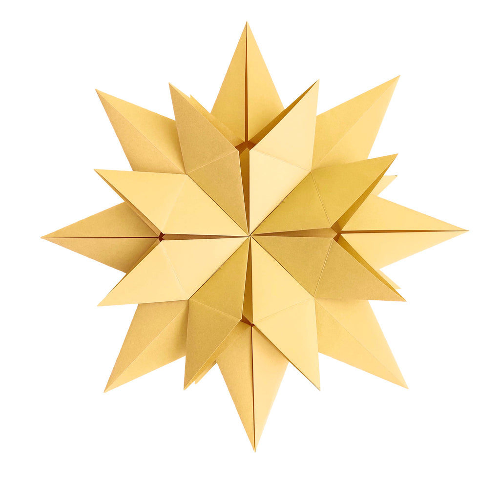 Origami-stjerne "Lucy", guld