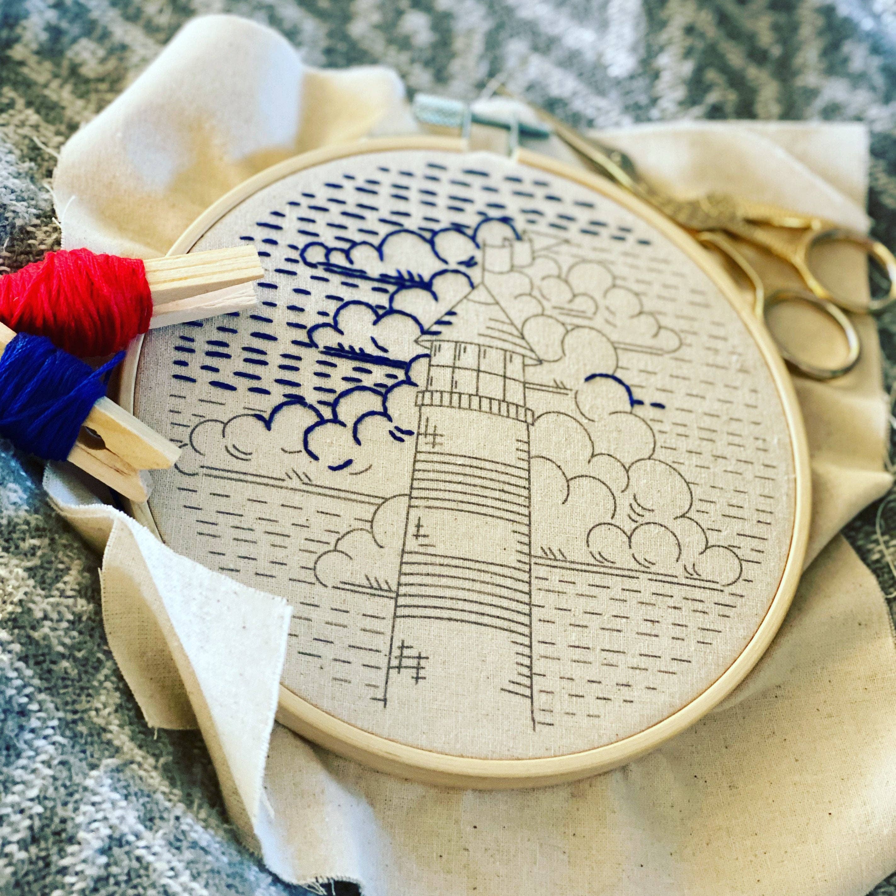 Broderisæt – Fyrtårn