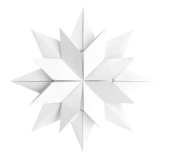 Origami-stjerne "Lucy", sølv
