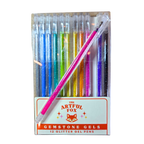 12 glitterpenne, 1 mm spids