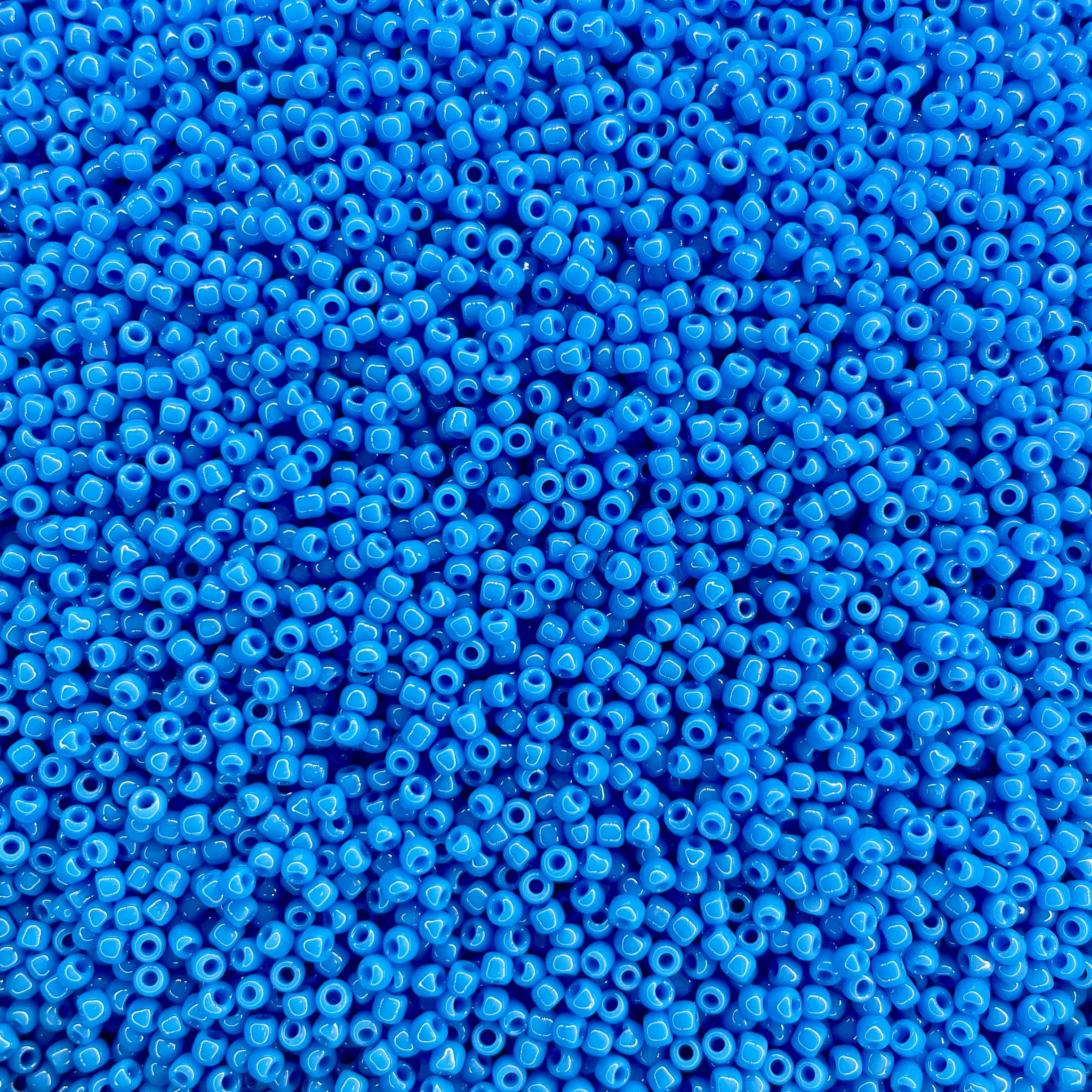 Toho glasperler, round, 11/0, Opaque, 50 gram, klik for at se alle farver
