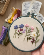 Broderikit – Blomsterrækker