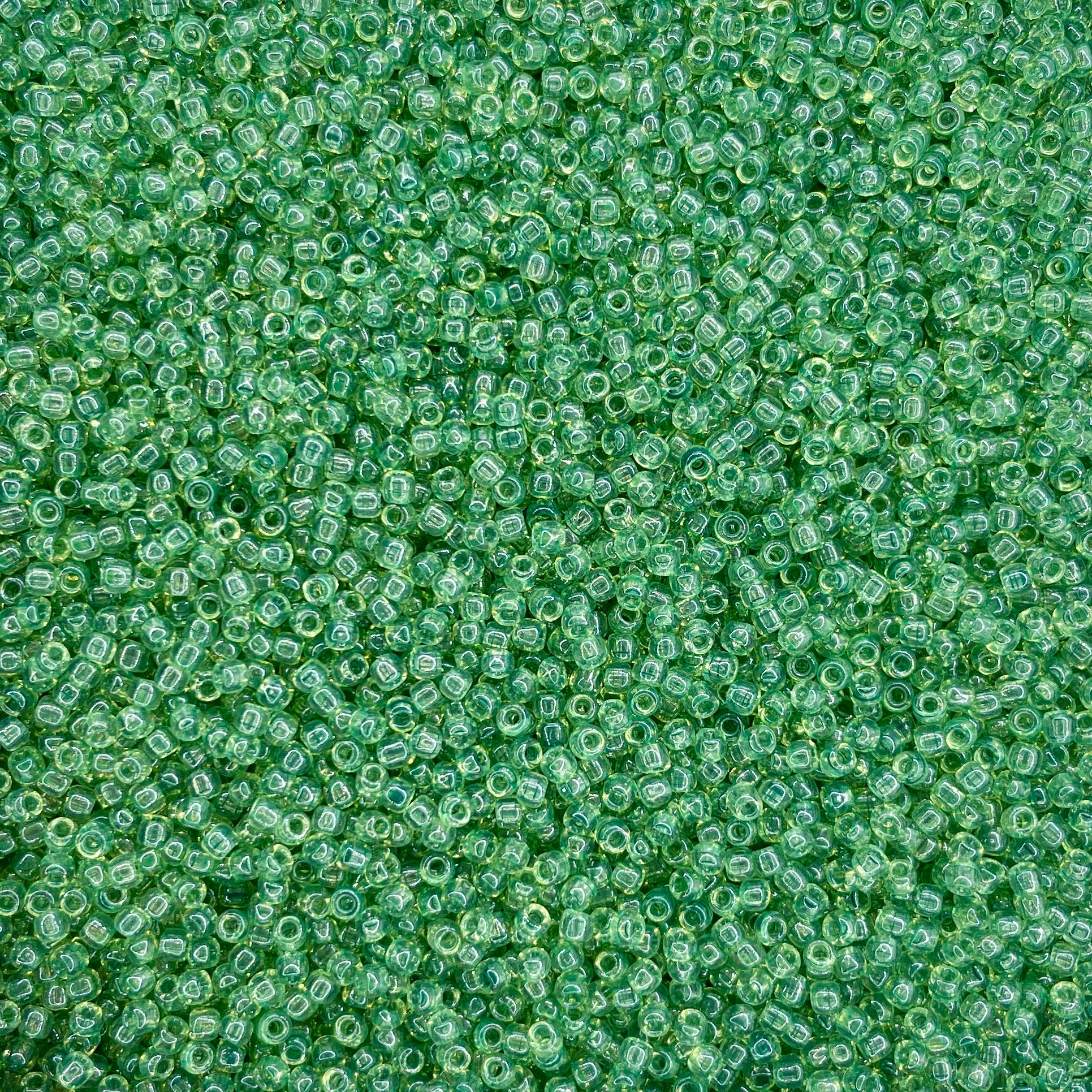 Toho glasperler, round, 11/0, 50 gram, stort farveudvalg