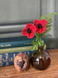 Perleblomster, valmuer, 2 stk