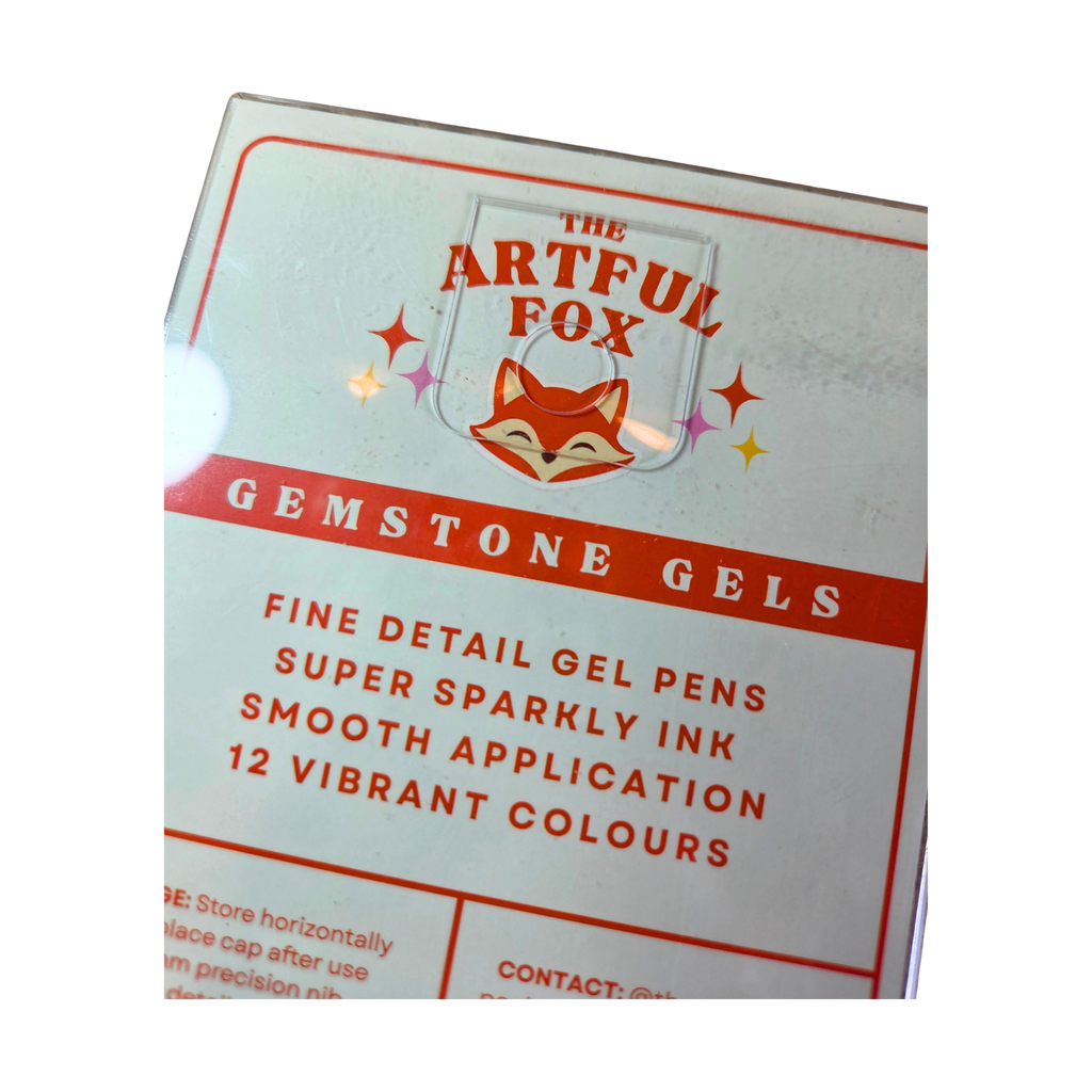 12 glitterpenne, 1 mm spids