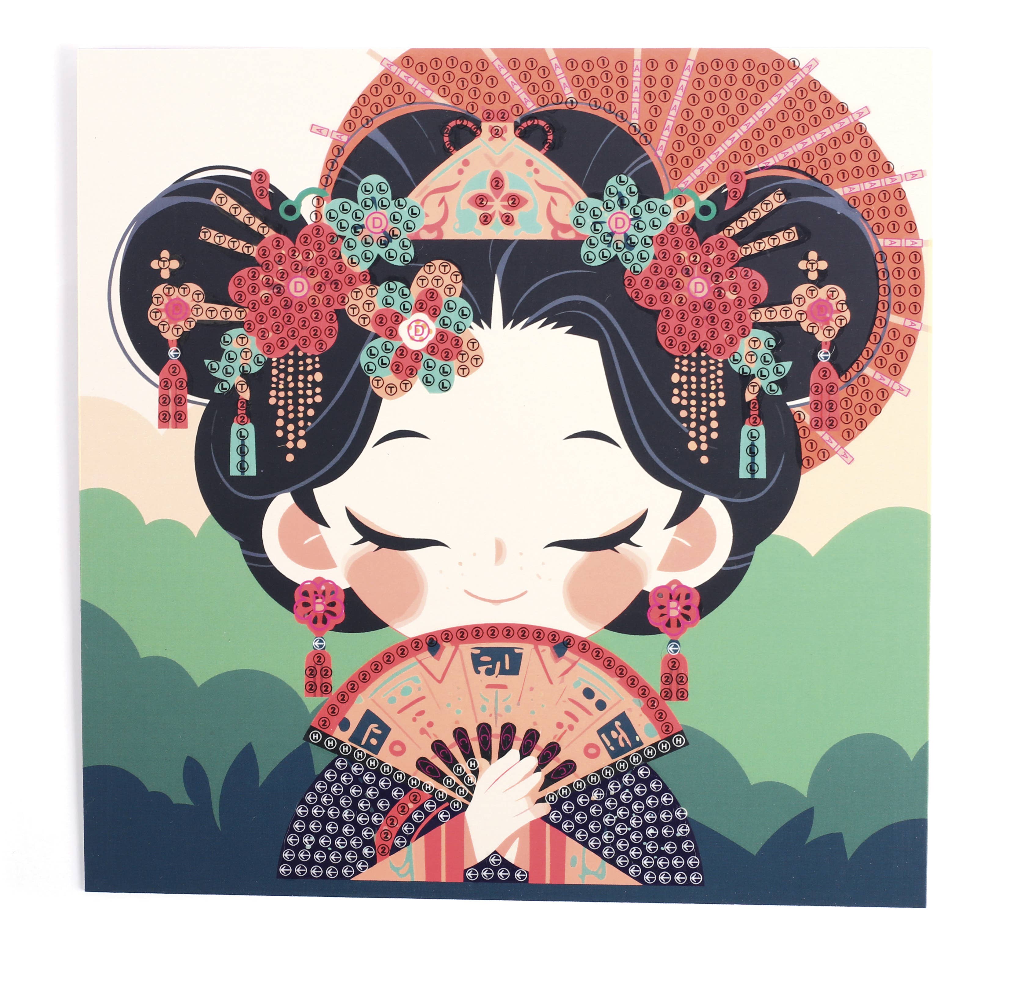 Papkort til diamantmaling – Japan