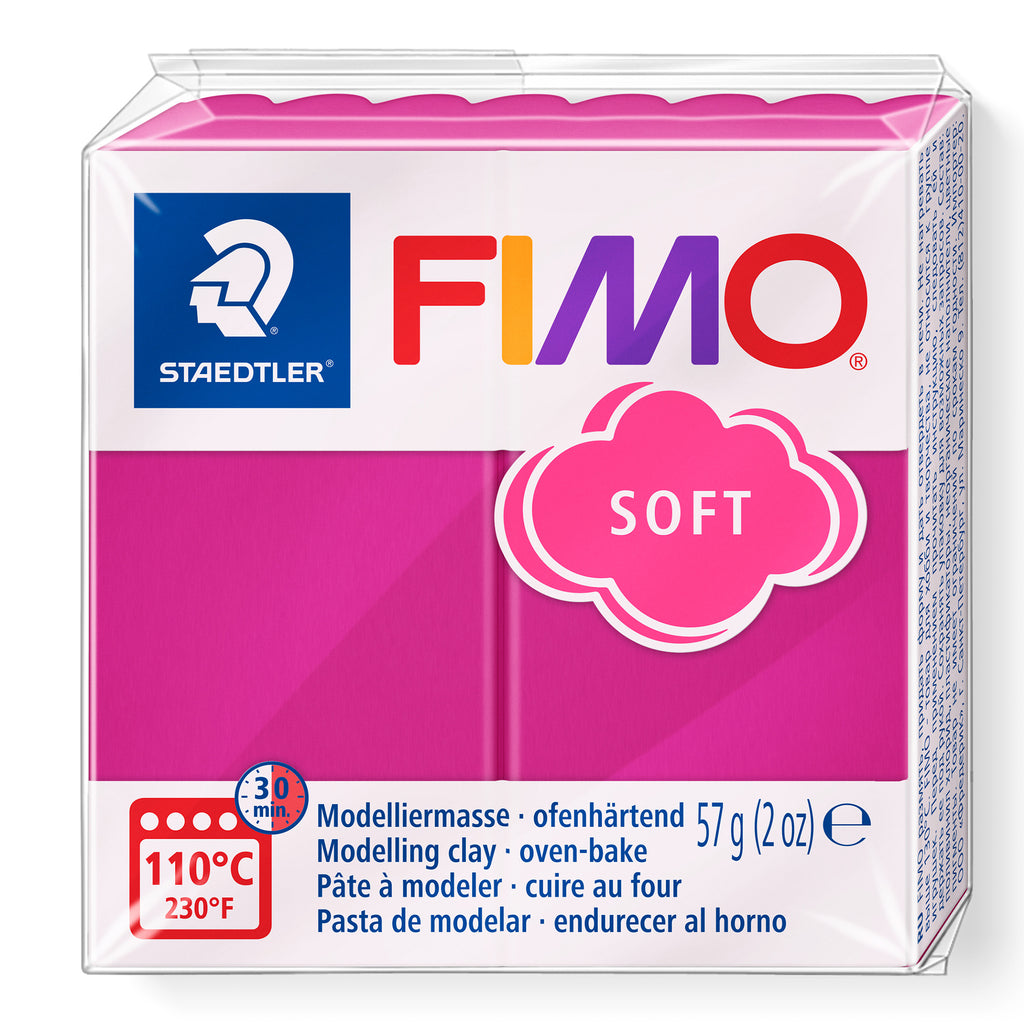 FIMO® SOFT, 57 g, stort farveudvalg – klik på billedet for at se alle farver