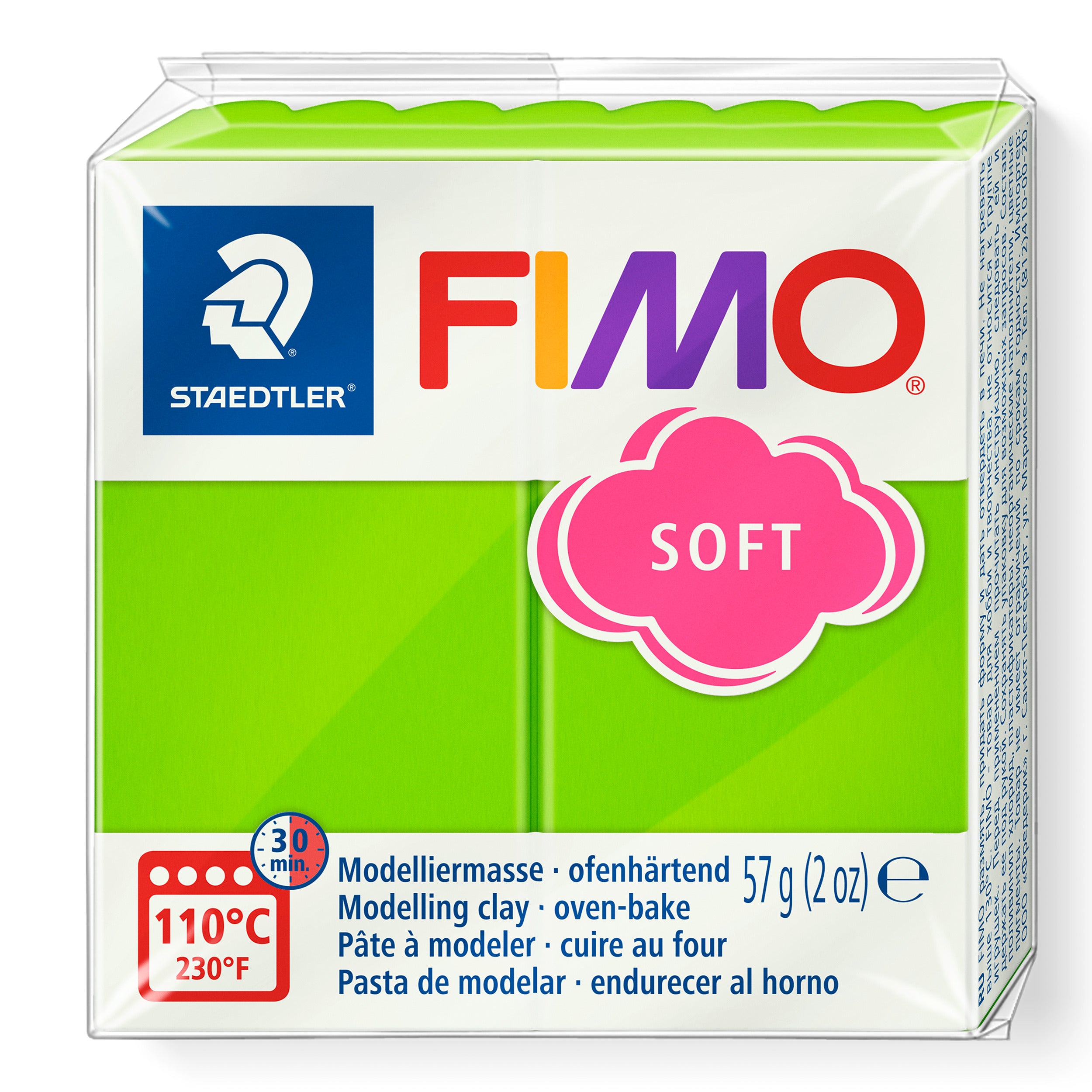 FIMO® SOFT, 57 g, stort farveudvalg – klik på billedet for at se alle farver