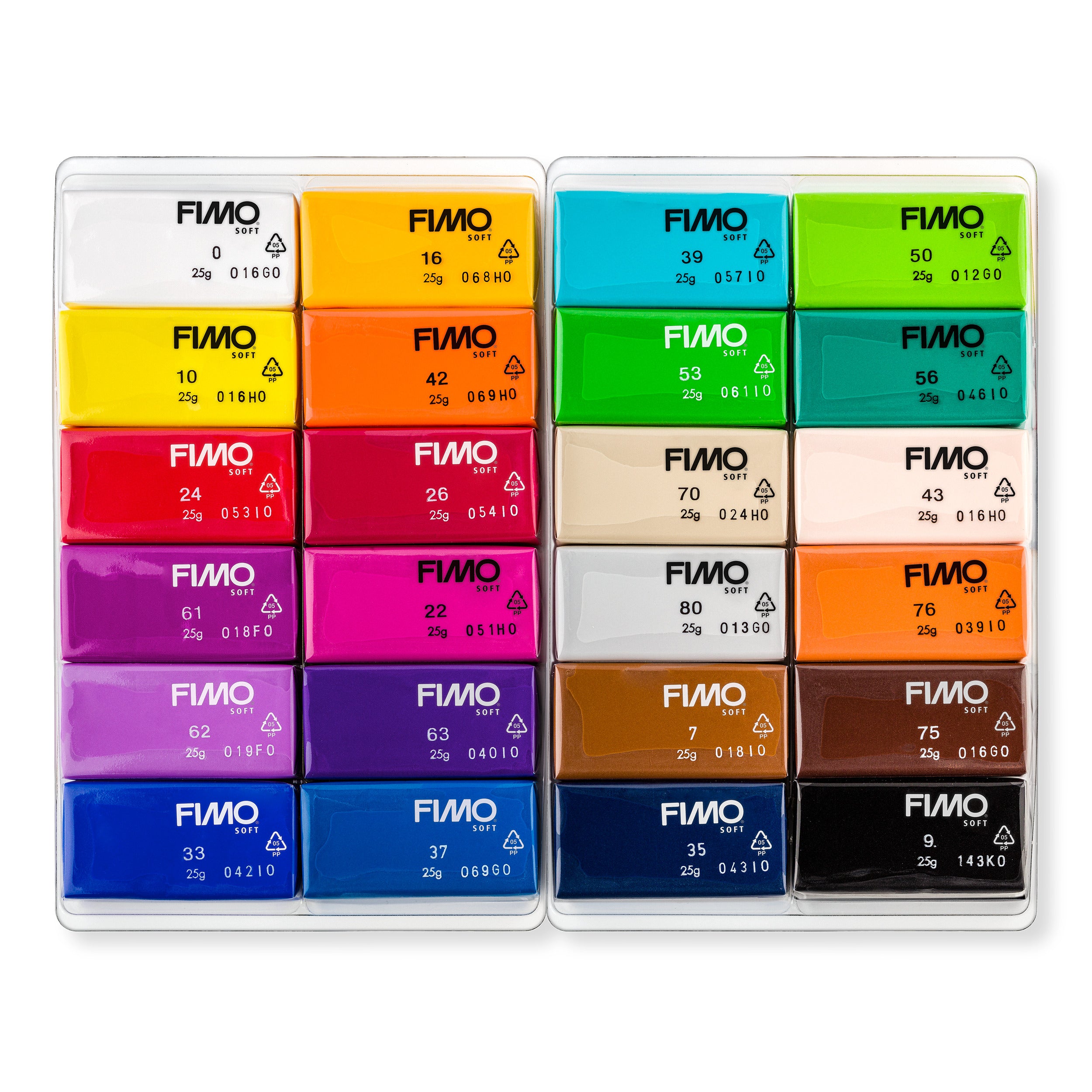 FIMO® SOFT, sæt med 24 basisfarver