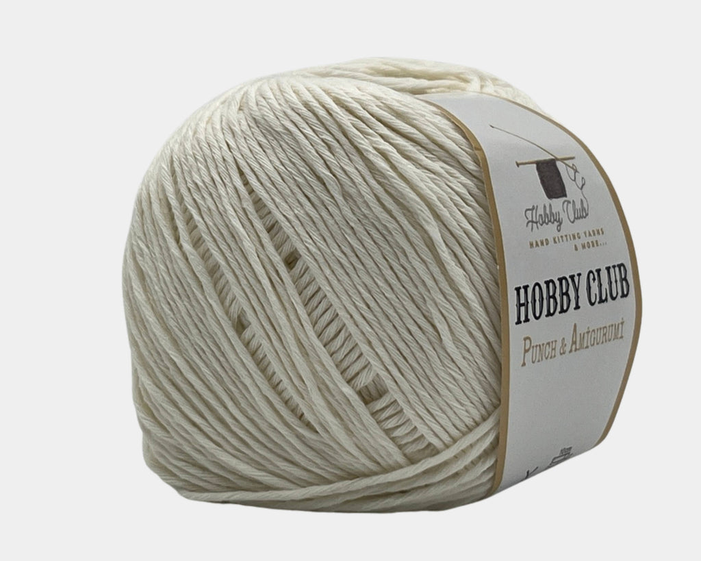 Babyvenligt bomuldsgarn, 50 g, 100 % bomuld