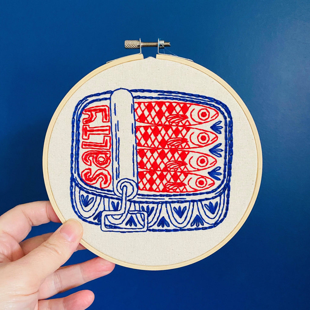 Broderisæt – Sardiner