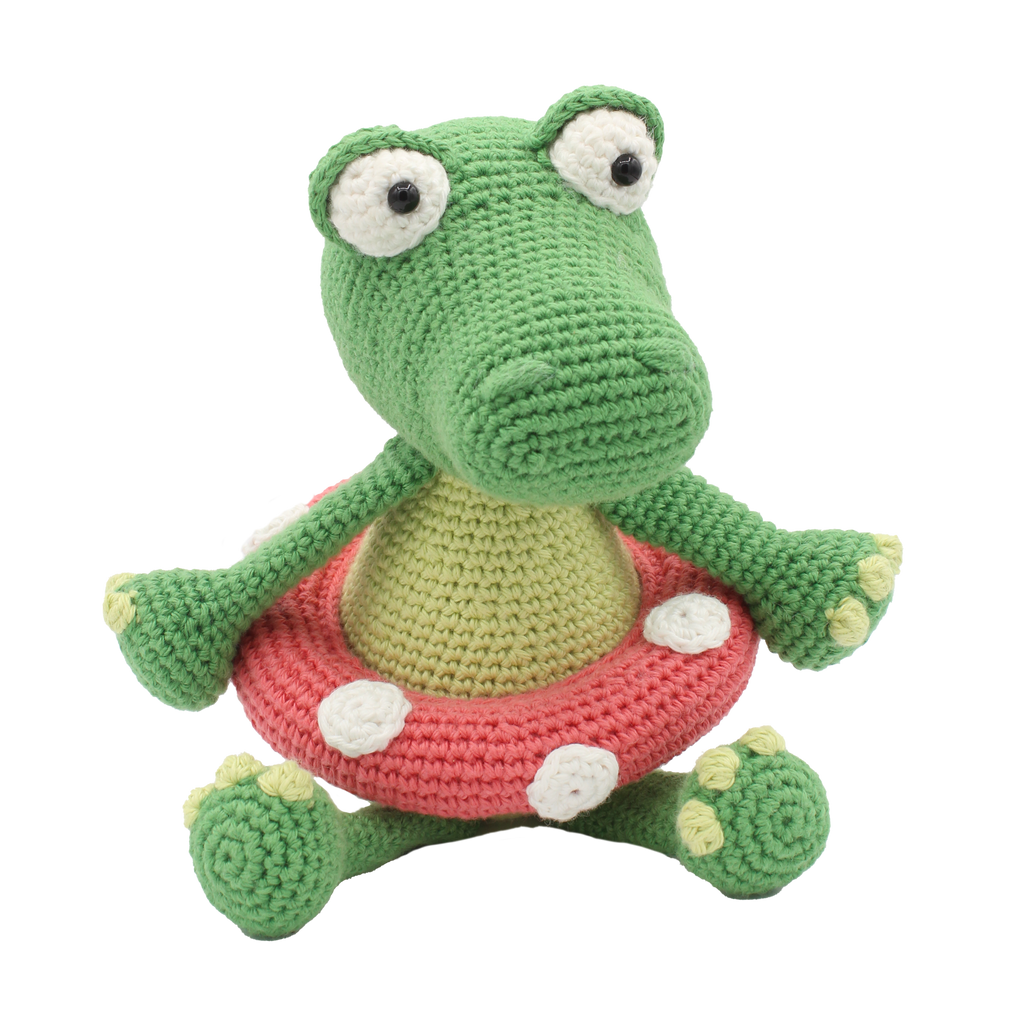 Hæklekit – Klaas Krokodille