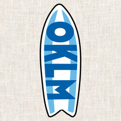 Broderikit – Surfbræt