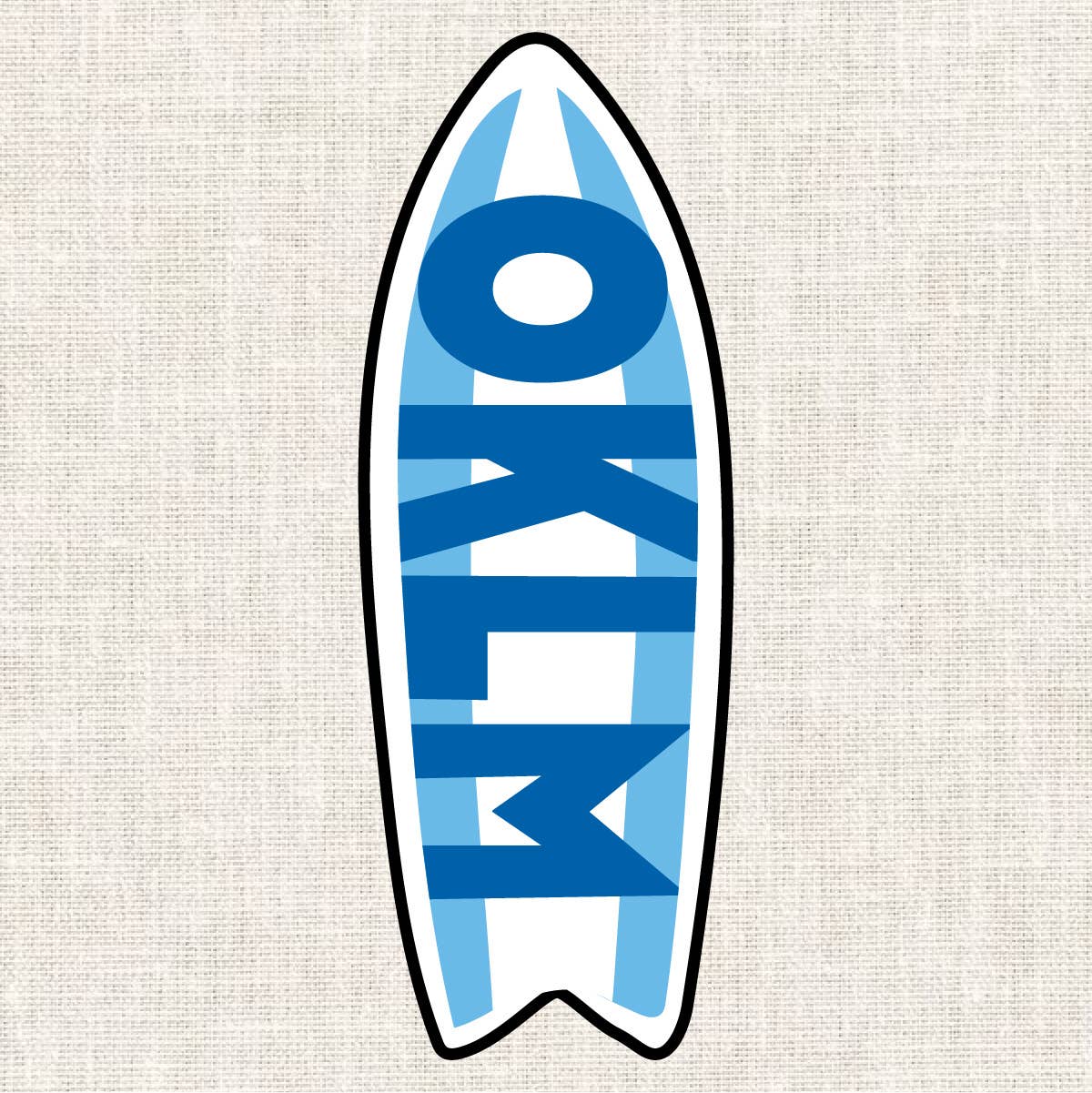 Broderikit – Surfbræt