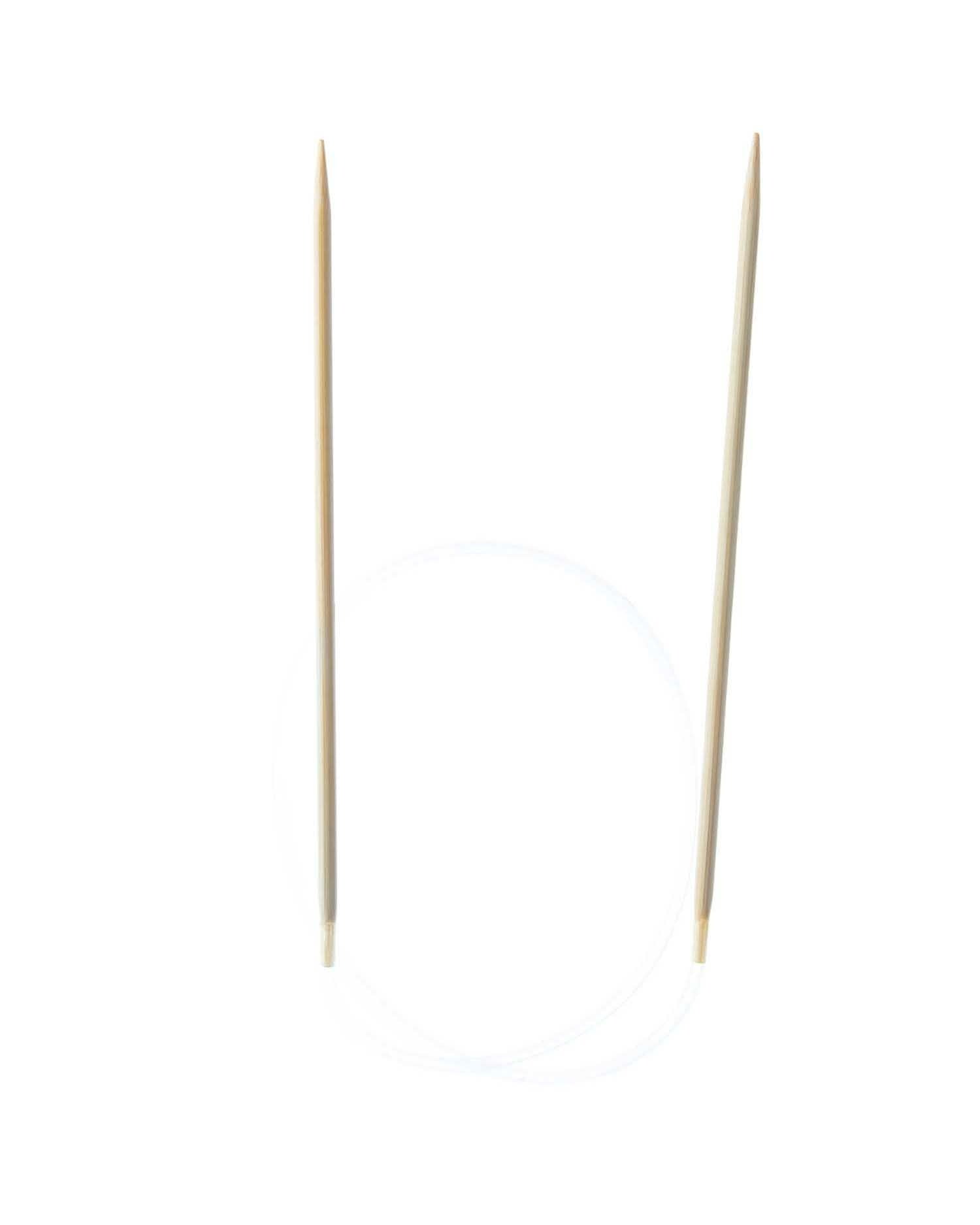 Rundstrikkepinde i bambus, 60 cm – 3,5 mm