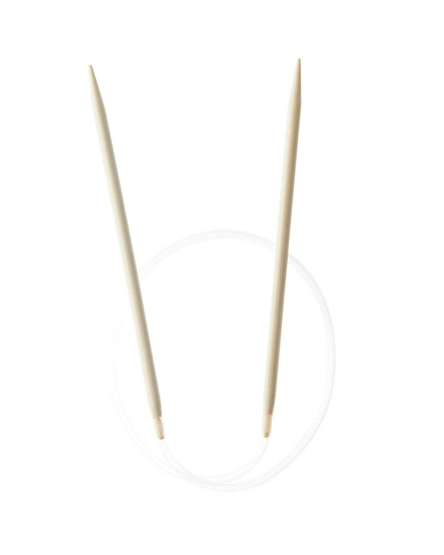 Rundstrikkepinde i bambus, 60 cm – 4,5 mm