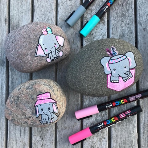 POSCA PC-3M Soft – sæt med 8 bløde farver