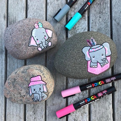 POSCA PC-3M Soft – sæt med 8 bløde farver