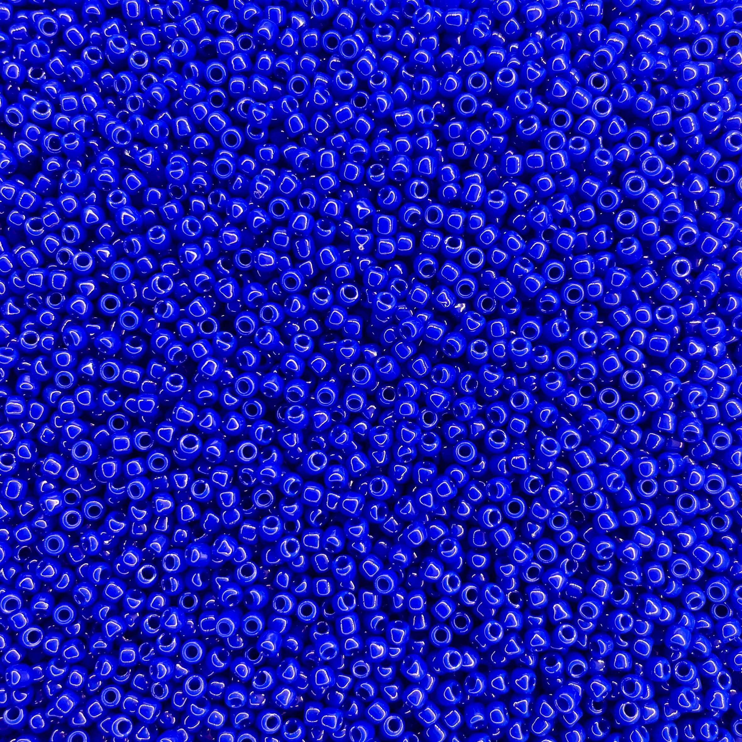 Toho glasperler, round, 11/0, Opaque, 50 gram, klik for at se alle farver