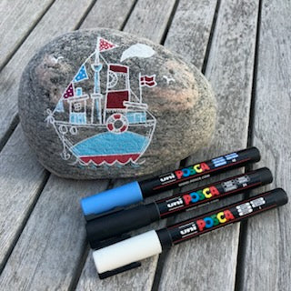 POSCA PC-3M Standard – sæt med 8 standardfarver
