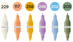 Molotow ONE4ALL Acrylic Twin – Pastel Modern Sæt med 6 farver