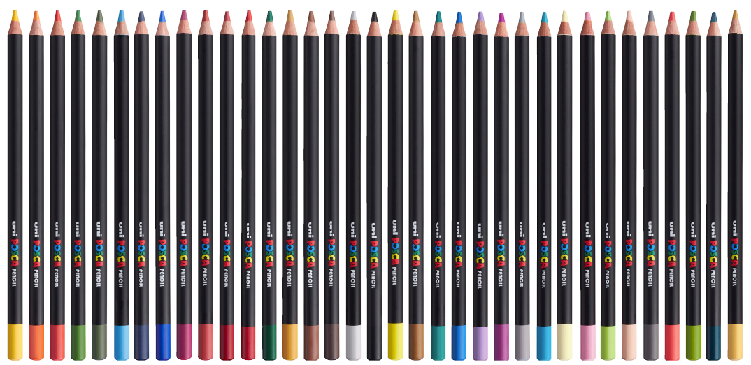 POSCA-farveblyanter, 36 farver
