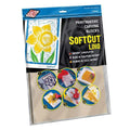 SoftCut – 2 stk bløde trykplader til linoleumstryk, 420 × 300 × 3 mm