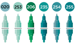 Molotow ONE4ALL Acrylic Twin – Tropical Sæt med 6 farver