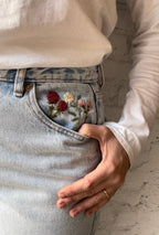 Broderikit – Blomsterrækker