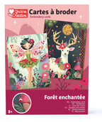 Broderisæt med fortryllet skov